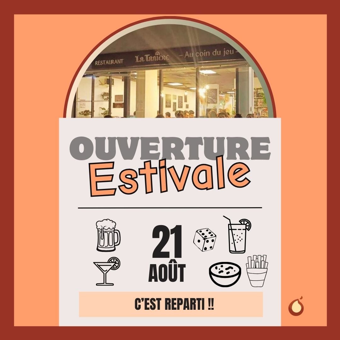 réouverture estivale