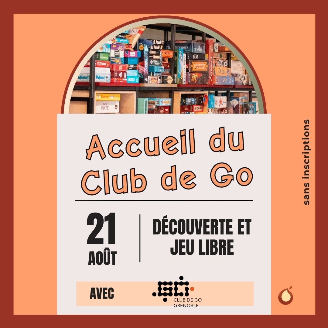 Accueil du Club de Go – 21 août