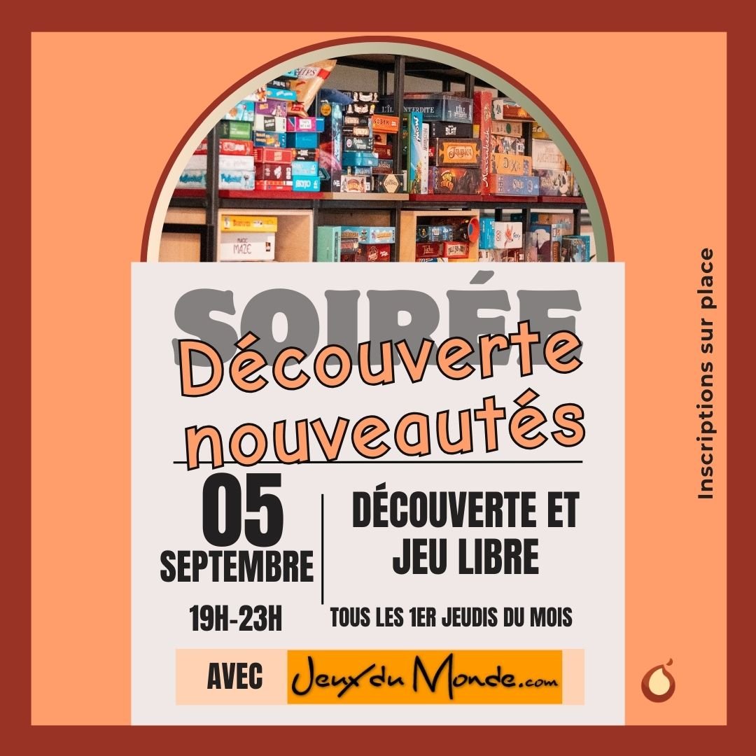 Découverte de nouveautés – 05 septembre