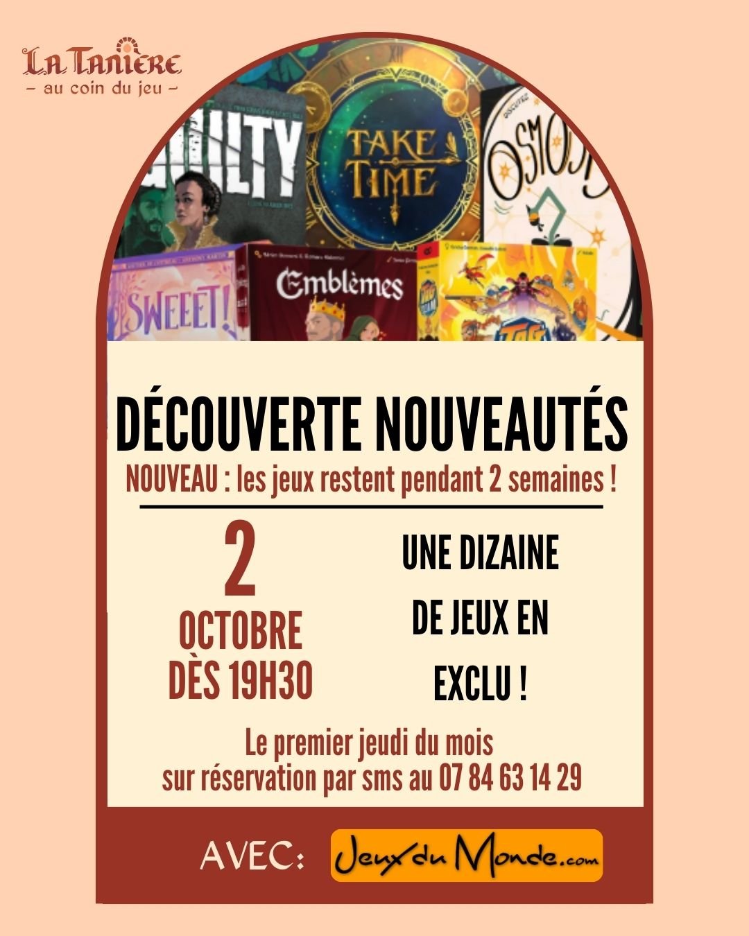 Découverte nouveautés