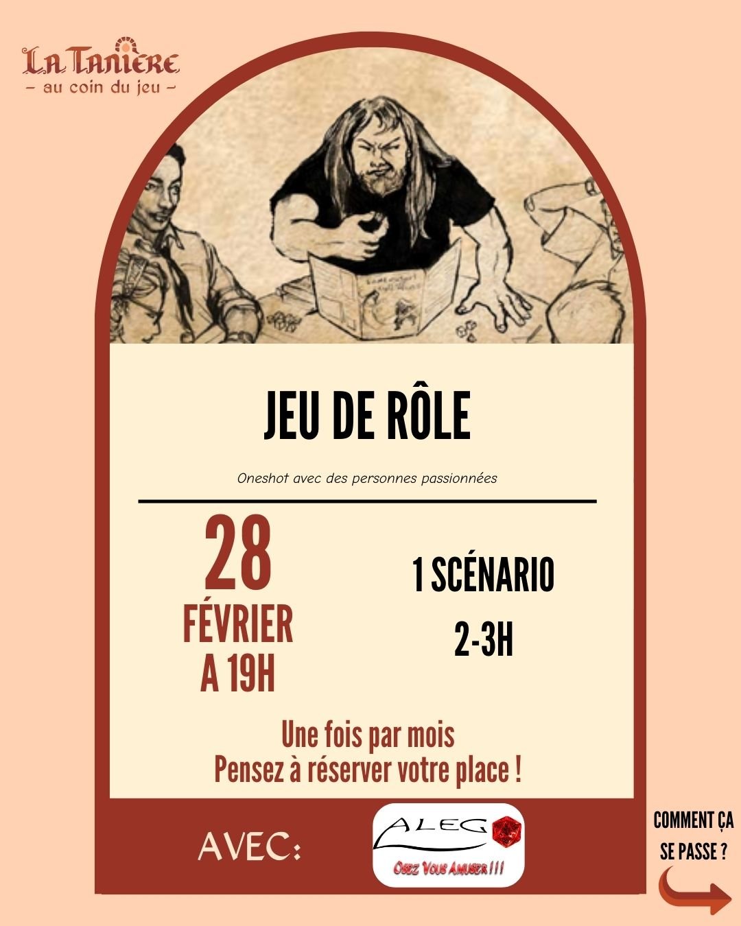 Jeu de rôle oneshot tout niveau