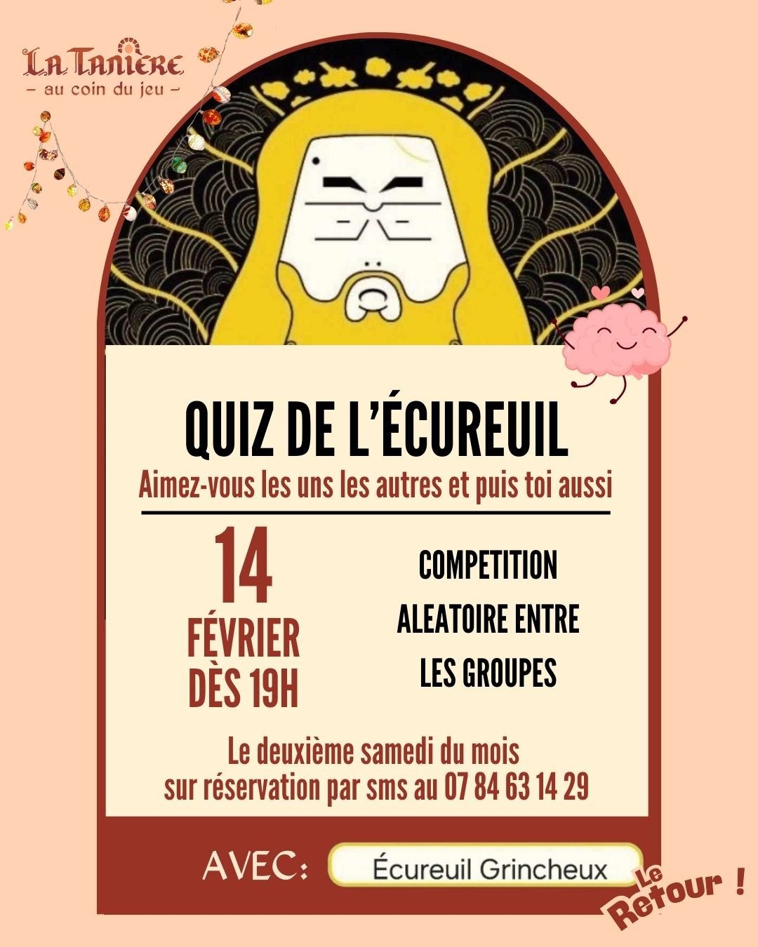 Quiz du love de l&rsquo;écureuil grincheux