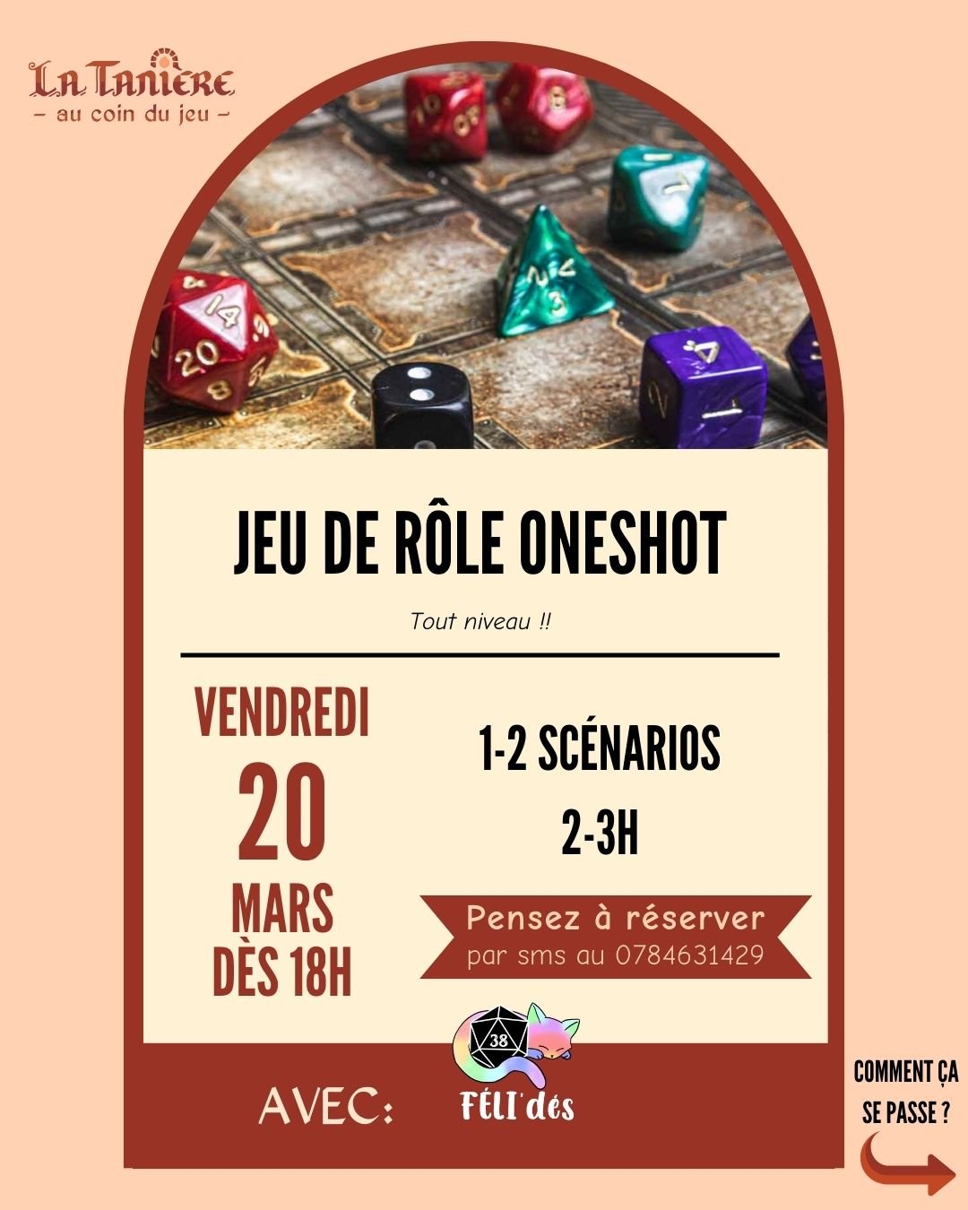 Jeu de Rôle oneshot avec les Féli&rsquo;dés