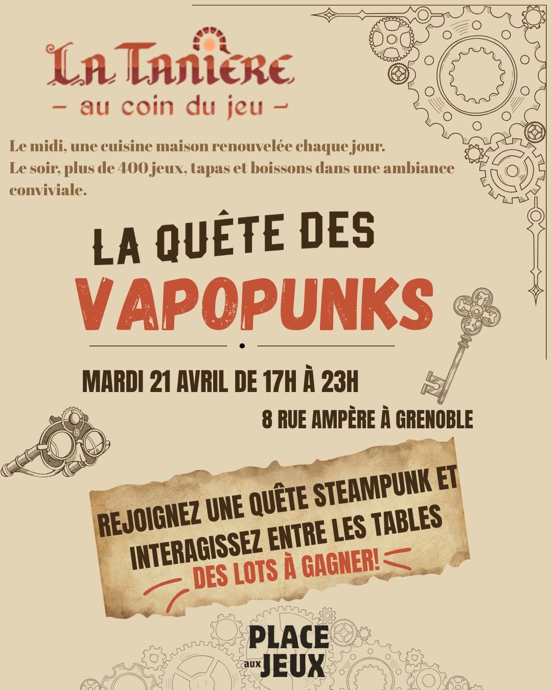 La quête des vapopunks
