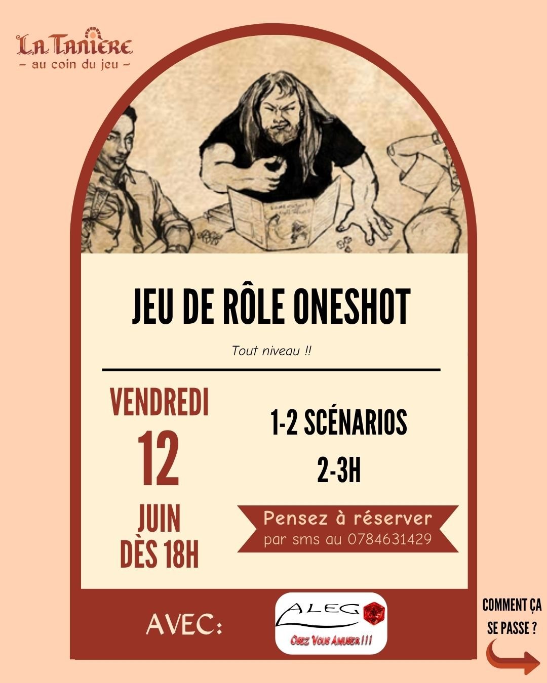 Jeu de Rôle oneshot avec l&rsquo;ALEG