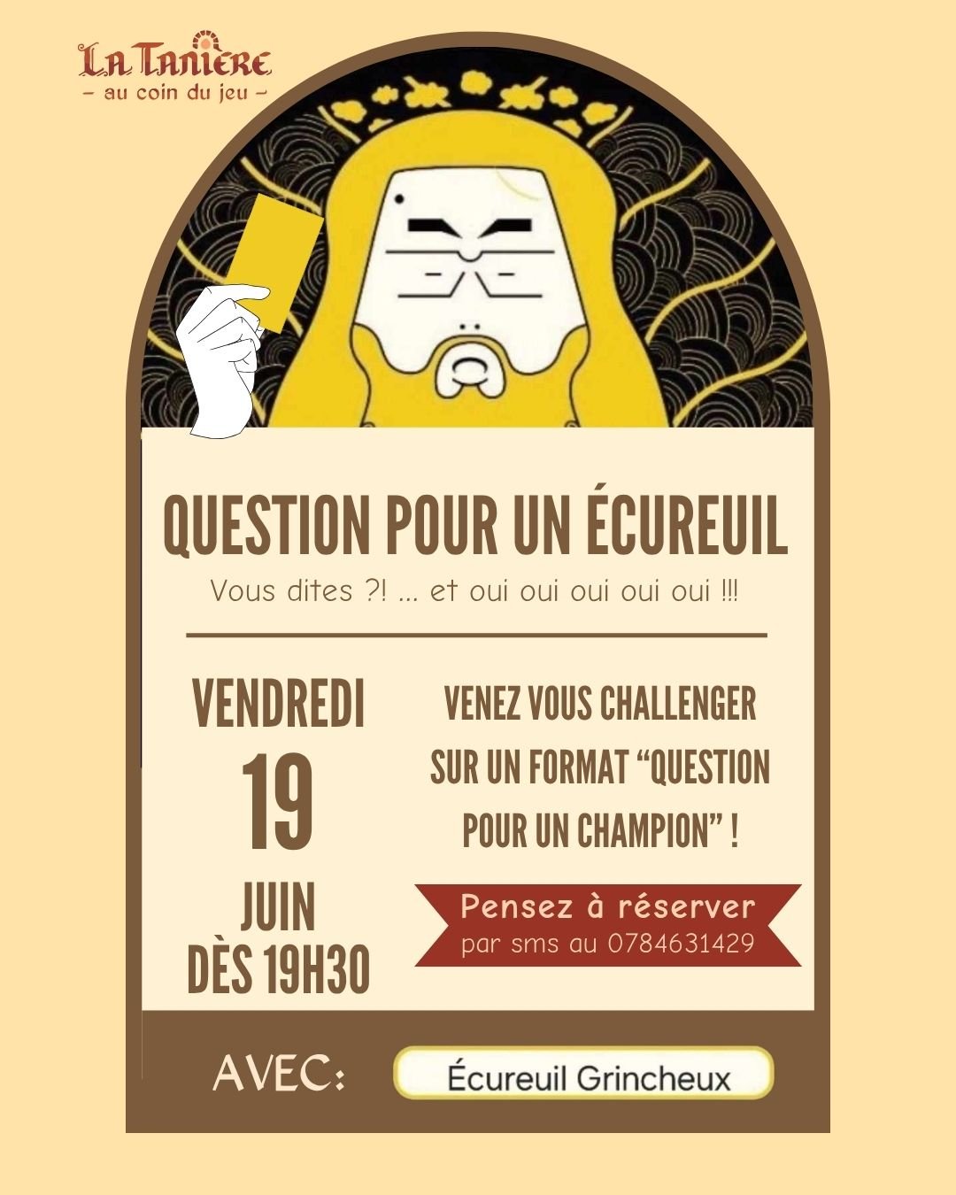 Question pour un écureuil !