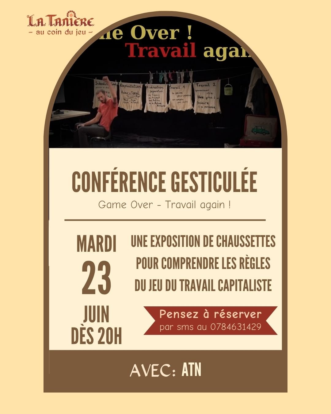 Conférence Gesticulée – Game over ! Travail again…