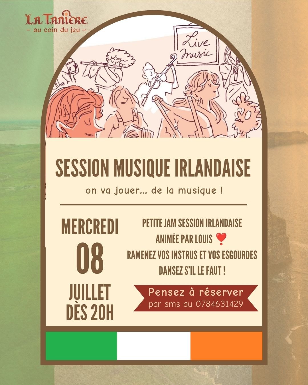 Session de musique irlandaise