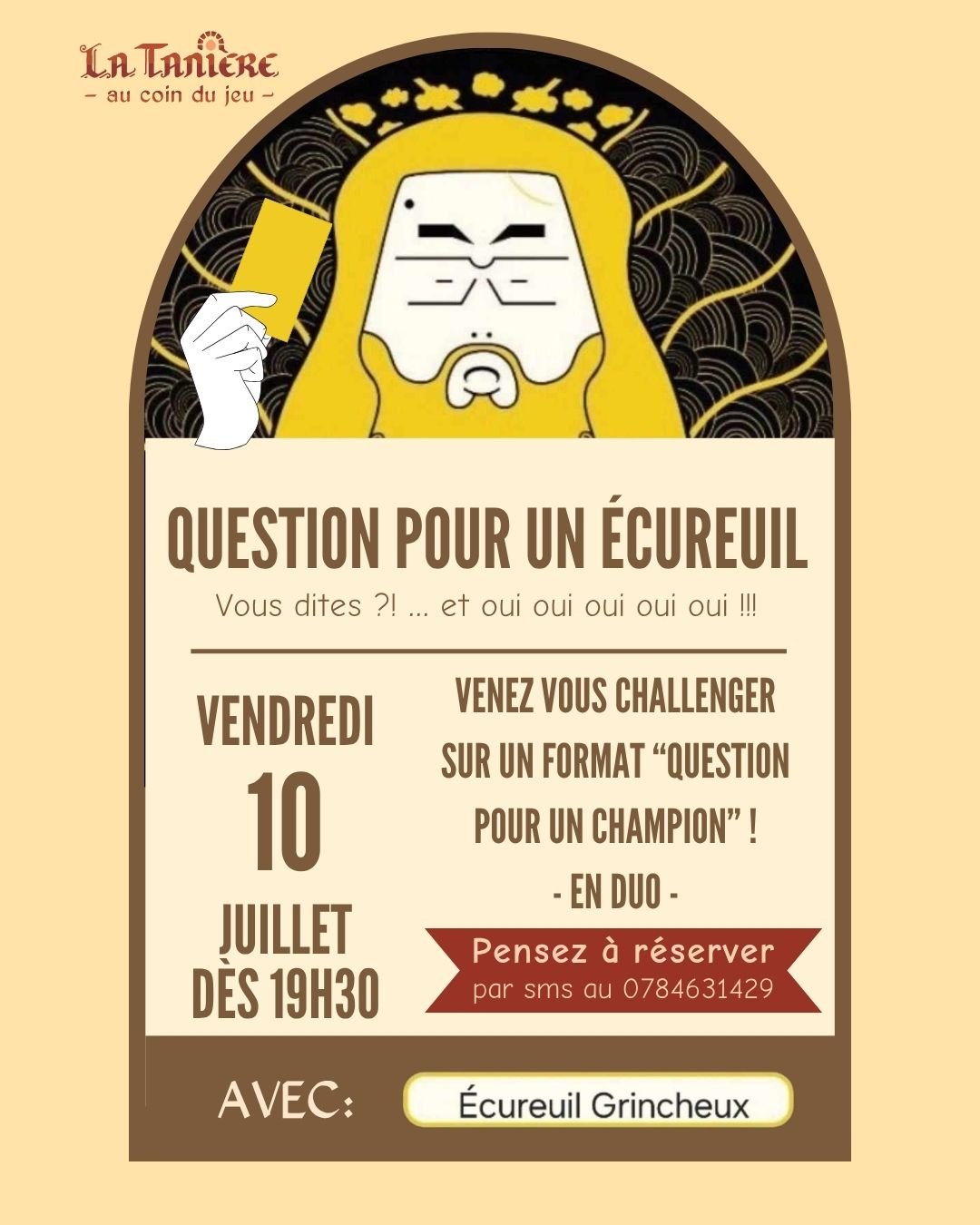 Question pour un écureuil en duo