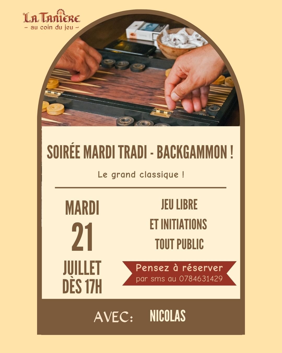 Mardi-tradi Backgammon !