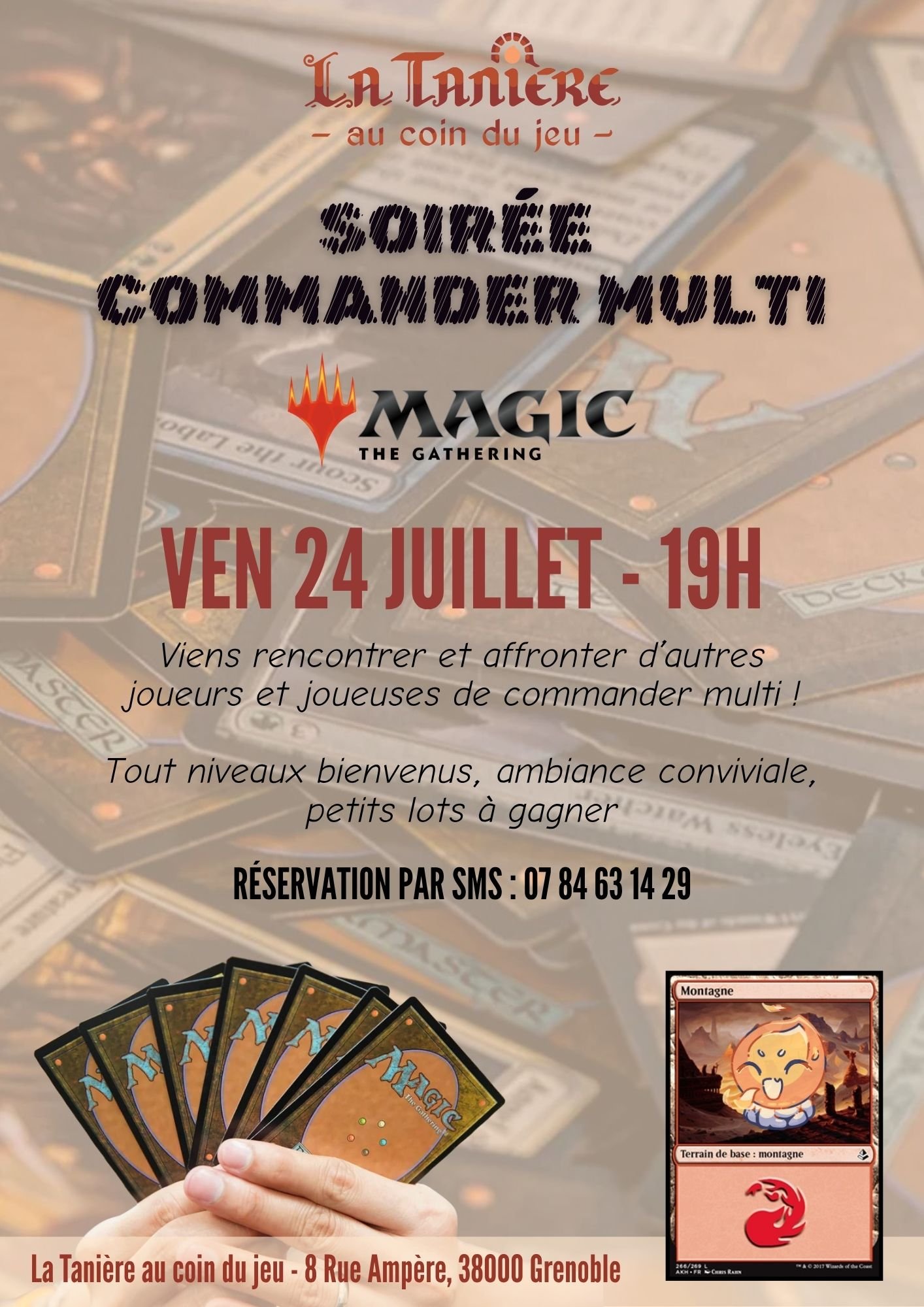 Magic! soirée commander multi