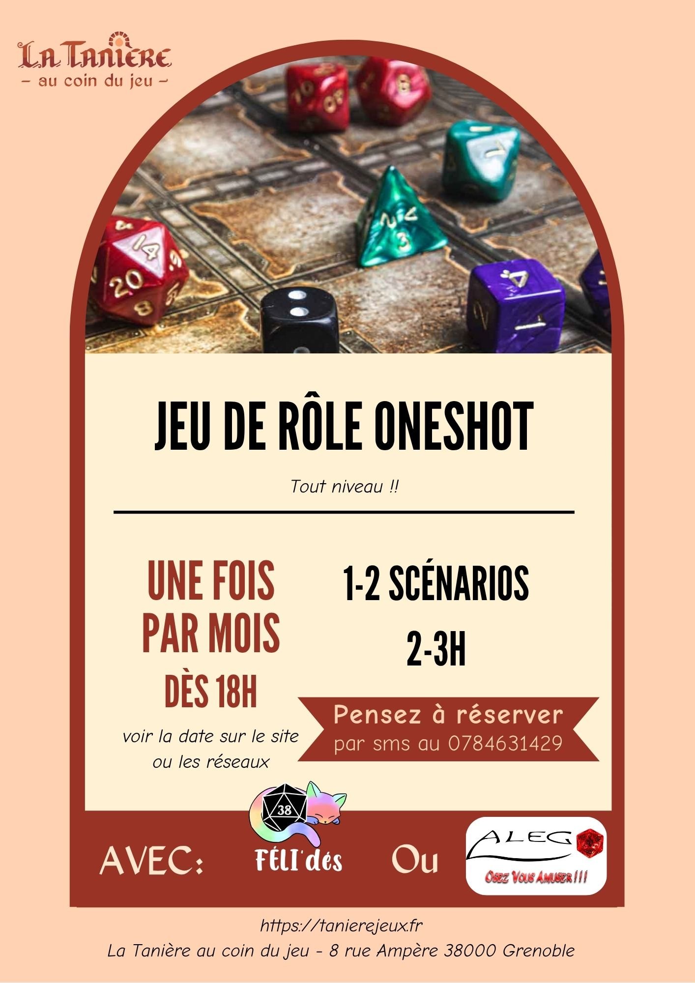 Jeu de Rôle oneshot avec l&rsquo;ALEG