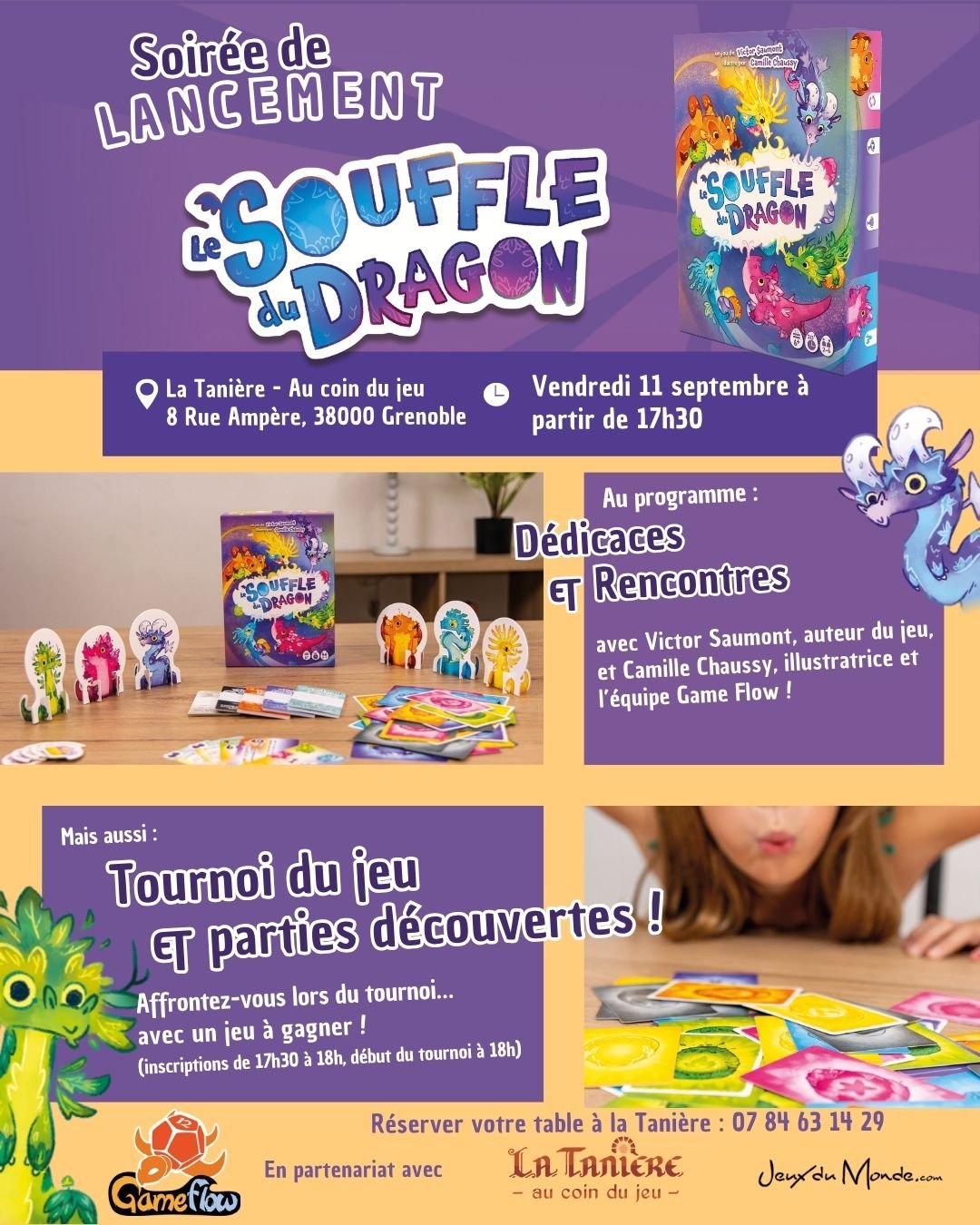 Le souffle du Dragon – Dédicaces, rencontres et tournoi de la nouveauté Gameflow